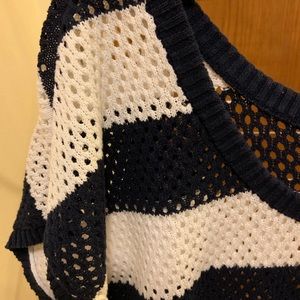 torrid Tops - Navy and white striped loose knit sweater top torrid Tops - Navy and white striped loose knit sweater top